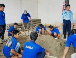 Eks Pecandu Narkotika Lapas Pamekasan Dapat Pembinaan Produksi Paving Blok