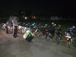 Operasi Balap Liar, Satlantas Polres Pamekasan Amankan 25 Unit Sepeda Motor