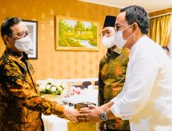 Bupati Pamekasan Baddrut Tamam Bertemu dengan Menko Polhukam