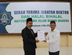 Halal Bihalal, IAIN Madura Lakukan Serah Terima Jabatan Rektor