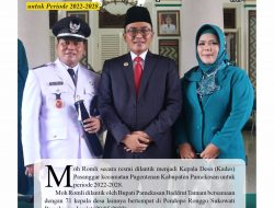 Moh Romli Dilantik Jadi Kepala Desa Pasanggar untuk Periode 2022-2028