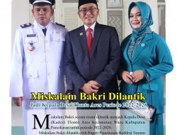 Miskalam Bakri Resmi Dilantik Jadi Kepala Desa Tlonto Ares Periode 2022-2028