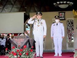 Bupati Pamekasan Pimpin Upacara Peringati HUT RI ke-77