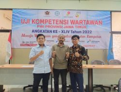3 Wartawan Anggota PWI Pamekasan dinyatakan kompeten dan lulus dalam pelaksanaan UKW ke 44 PWI Jatim