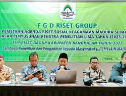 IAIN Madura Gelar FGD Riset Group bersama Seluruh Civitas Akademika