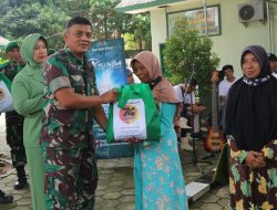 Kodim Pamekasan Bagikan Ratusan Sembako untuk Masyarakat Kurang Mampu