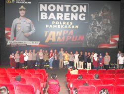 Polres Pamekasan bersama Media Nobar Film Tanpa Ampun