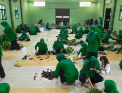 Tingkatkan Kreativitas, Persit Kodim Pamekasan Gelar Pelatihan Membatik Ecoprint