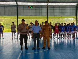 Beri Fasilitas Olahraga, Pemdes Banyupelle Pamekasan Resmikan Lapangan Futsal