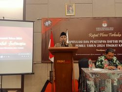 KPU Pamekasan Gelar Rapat Pleno Terbuka Tingkat Kabupaten
