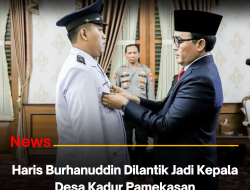 Haris Burhanuddin Dilantik Jadi Kepala Desa Kadur Pamekasan