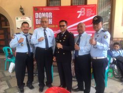 Peringati Hari Kemenkumham Ke-78, Lapas Pamekasan Gelar Donor Darah