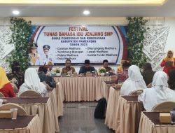 Diikuti Ratusan Siswa, Disdikbud Pamekasan Gelar Festival Tunas Bahasa Ibu Tingkat SMP