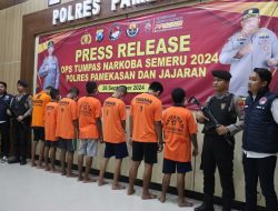 Polres Pamekasan Amankan 9 Pelaku Narkoba, Terancam 20 Tahun Penjara