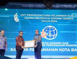 Kementerian ATR/BPN Raih Dua Penghargaan dari Kementerian PAN-RB