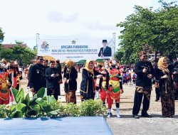 Pakai Bahasa Madura, Pj Bupati Pimpin Upacara Hari Jadi Kabupaten Pamekasan Ke-494