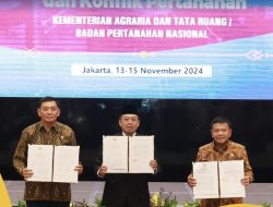 Kementerian ATR/BPN Gandeng Kementerian Pertahanan dan BIN dalam Upaya Pencegahan dan Penuntasan Tindak Pidana Pertanahan