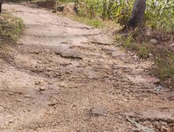 Punya Dana Desa 1,2 Miliar, Jalan Rusak di Desa Pamoroh Pamekasan Dikeluhkan Masyarakat