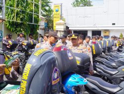 Motor Pintar Pak Bhabin Polres Pamekasan Siap-siap Diserbu Anak Sekolah