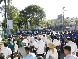 Bupati dan Wabup Pamekasan Pimpin Apel Gabungan Penertiban PKL