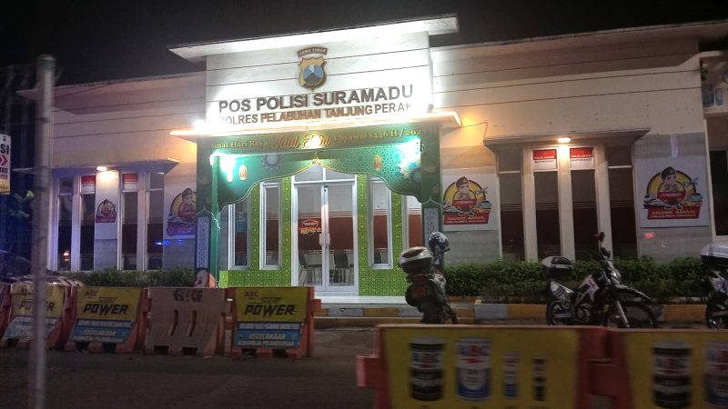 Kantor Pos Polisi Suramadu Polres Tanjung Perak Surabaya.