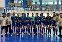 Skuad tim futsal Pamekasan dalam ajang Pekan Olahraga Provinsi (Porprov) IX Jawa Timur 2025. 