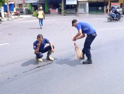 Solar Sering Tumpah di Jalan Kawasan Arek Lancor Pamekasan, Belasan Orang Dilaporkan Alami Kecelakaan
