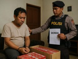 Tak Kuat Bayar UR Rp480 Juta, Pelaku Rokok Ilegal yang Ditangkap Polres Pamekasan Lanjut Sidik