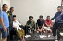 Polisi Amankan 4 Orang Yang Diduga Pesta Narkoba di Batumarmar Pamekasan.