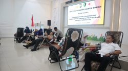 Bersama PMI, Polres Pamekasan Gelar Donor Darah