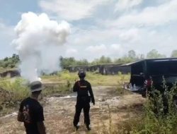 Tim Jihandak Polda dan Polres Pamekasan Musnahkan Bahan Peledak Hasil Tangkapan Pasca Lebaran