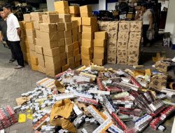 Pemilik dan Sopir yang Kabur Belum Diungkap, 936 Ribu Batang Rokok Ilegal Dilimpahkan ke Bea Cukai Madura