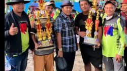 Sapi Tak Mau Dimadu Milik H. Rosi Raih Juara 1 dan Juara 2 pada Kerapan Sapi HUT Bintang Baskara Jaya