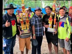 Sapi Tak Mau Dimadu Milik H. Rosi Raih Juara 1 dan Juara 2 pada Kerapan Sapi HUT Bintang Baskara Jaya