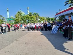 Bupati Kholilurrahman Lepas Lomba Gerak Jalan Tingkat SD se-kabupaten Pamekasan
