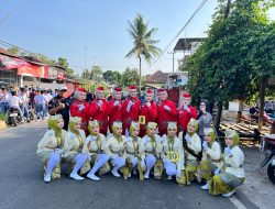 Dua Tim Putri Jawara Sabet Juara Gerak Jalan Tingkat Kecamatan Waru Pamekasan
