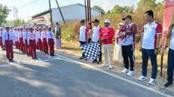 Semarak HUT RI ke-81, Wabup Sukri Lepas Lomba Gerak Jalan Tingkat Kecamatan Batumarmar Pamekasan