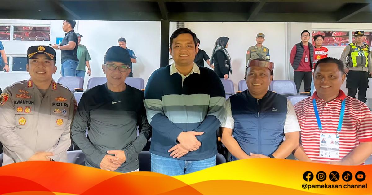 Bupati dan Wabup Pamekasan Saksikan Langsung Laga Perdana Madura United vs Persijap Jepara